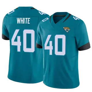 Jacksonville Jaguars Men's Aydan White Limited Vapor F.U.S.E. Jersey - Teal