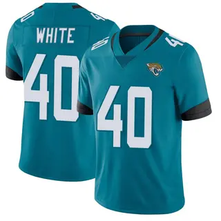 Jacksonville Jaguars Men's Aydan White Limited Vapor Untouchable Jersey - Teal
