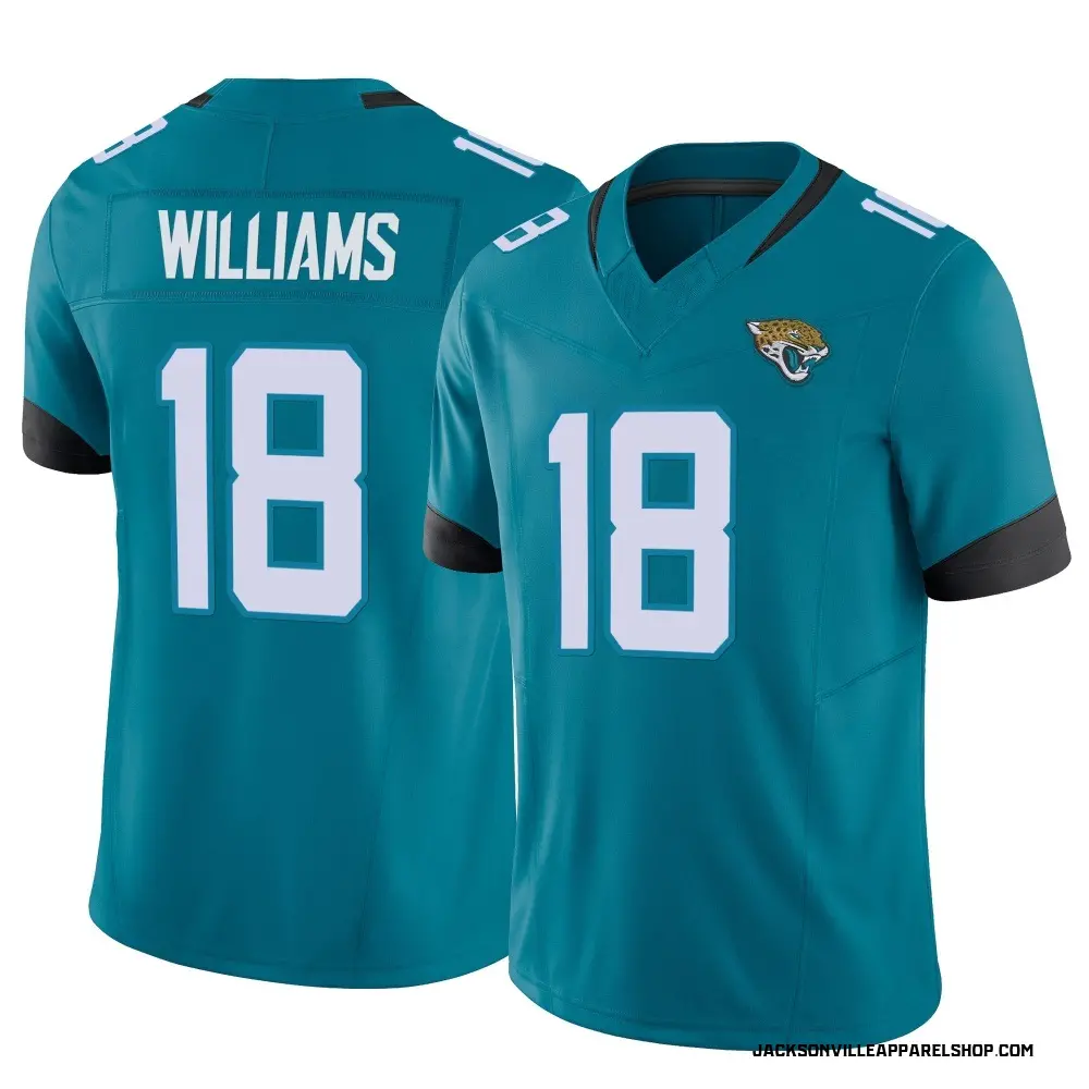 Jacksonville Jaguars Men's CJ Williams Limited Vapor F.U.S.E. Jersey - Teal