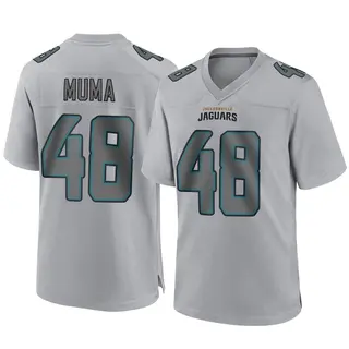 Jacksonville Jaguars Men's Chad Muma Game Atmosphere Fashion Jersey - Gray