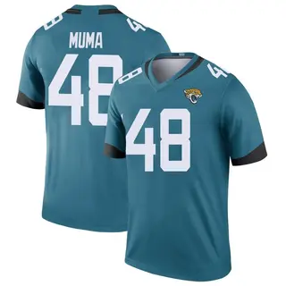 Jacksonville Jaguars Men's Chad Muma Legend Color Rush Jersey - Teal