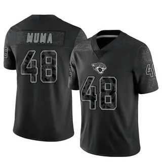Jacksonville Jaguars Men's Chad Muma Limited Reflective Jersey - Black