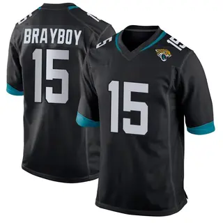 Jacksonville Jaguars Men's Chandler Brayboy Game Jersey - Black