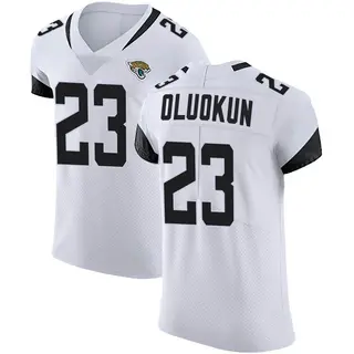Jacksonville Jaguars Men's Foyesade Oluokun Elite Vapor Untouchable Road Jersey - White