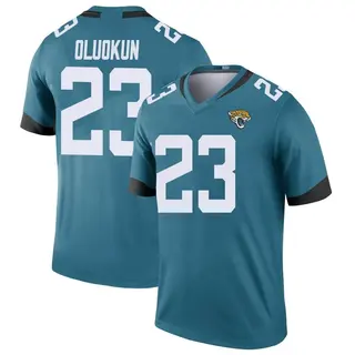 Jacksonville Jaguars Men's Foyesade Oluokun Legend Color Rush Jersey - Teal