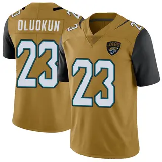 Jacksonville Jaguars Men's Foyesade Oluokun Limited Color Rush Vapor Untouchable Jersey - Gold