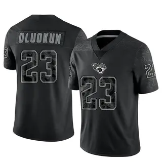 Jacksonville Jaguars Men's Foyesade Oluokun Limited Reflective Jersey - Black