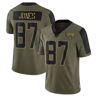 Jacksonville Jaguars Men's J.J. Jones Limited 2021 Salute To Service Jersey - Olive