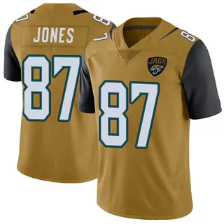 Jacksonville Jaguars Men's J.J. Jones Limited Color Rush Vapor Untouchable Jersey - Gold