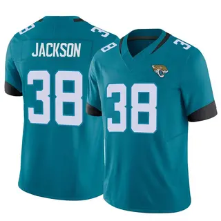 Jacksonville Jaguars Men's Ja'Quinden Jackson Limited Vapor F.U.S.E. Jersey - Teal