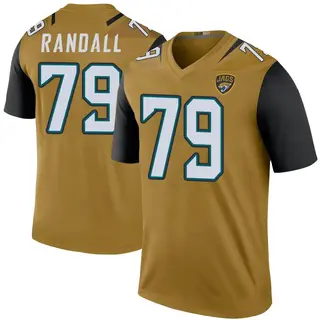 Jacksonville Jaguars Men's Kenny Randall Legend Color Rush Bold Jersey - Gold