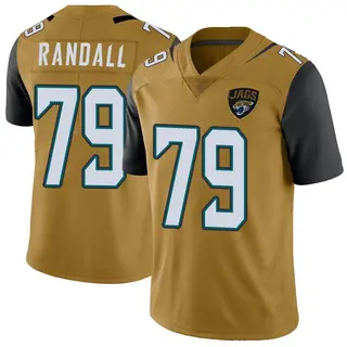 Jacksonville Jaguars Men's Kenny Randall Limited Color Rush Vapor Untouchable Jersey - Gold