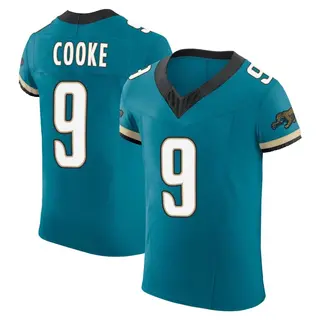Jacksonville Jaguars Men's Logan Cooke Elite Prowler Throwback Vapor F.U.S.E. Jersey - Teal