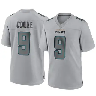 Jacksonville Jaguars Men's Logan Cooke Game Atmosphere Fashion Jersey - Gray
