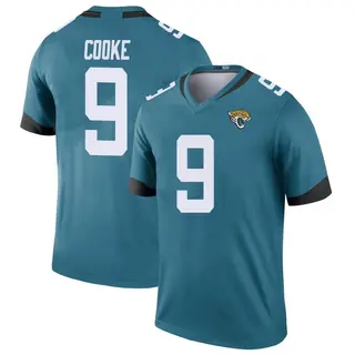 Jacksonville Jaguars Men's Logan Cooke Legend Color Rush Jersey - Teal