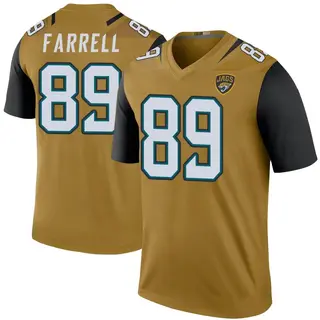 Jacksonville Jaguars Men's Luke Farrell Legend Color Rush Bold Jersey - Gold