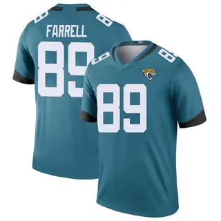 Jacksonville Jaguars Men's Luke Farrell Legend Color Rush Jersey - Teal