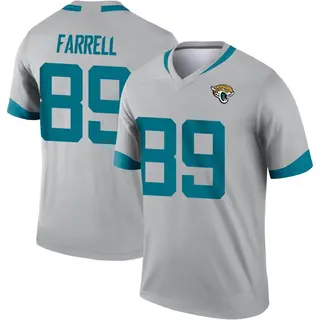 Jacksonville Jaguars Men's Luke Farrell Legend Silver Inverted Jersey