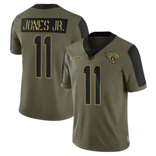 Jacksonville Jaguars Men's Marvin Jones Jr. Limited 2021 Salute To Service Jersey - Olive