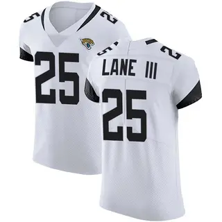 Jacksonville Jaguars Men's Rayuan Lane III Elite Vapor Untouchable Road Jersey - White