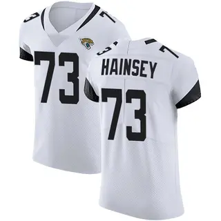 Jacksonville Jaguars Men's Robert Hainsey Elite Vapor Untouchable Road Jersey - White
