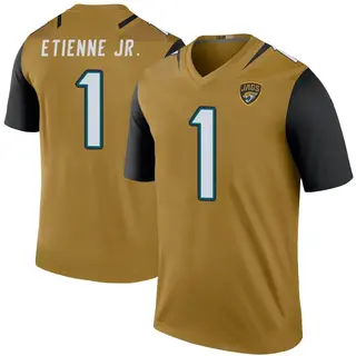 Jacksonville Jaguars Men's Travis Etienne Jr. Legend Color Rush Bold Jersey - Gold