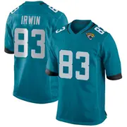 Jacksonville Jaguars Men's Trenton Irwin Game Jersey - Teal