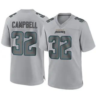 Jacksonville Jaguars Men's Tyson Campbell Game Atmosphere Fashion Jersey - Gray