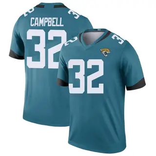 Jacksonville Jaguars Men's Tyson Campbell Legend Color Rush Jersey - Teal