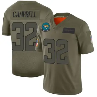 Jacksonville Jaguars Men's Tyson Campbell Limited 2019 Salute to Service Jersey - Camo