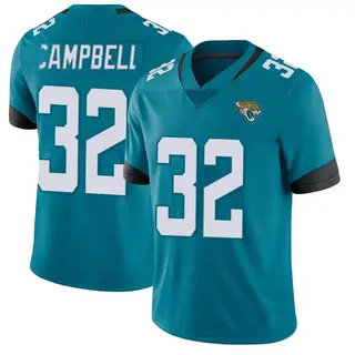 Jacksonville Jaguars Men's Tyson Campbell Limited Vapor Untouchable Jersey - Teal
