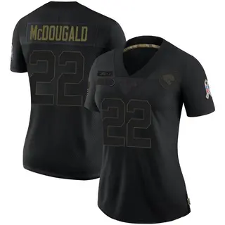 Jacksonville Jaguars Women's Bradley McDougald Limited 2020 Salute To Service Jersey - Black