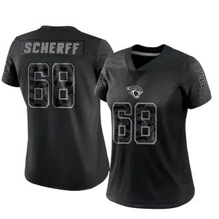 Jacksonville Jaguars Women's Brandon Scherff Limited Reflective Jersey - Black