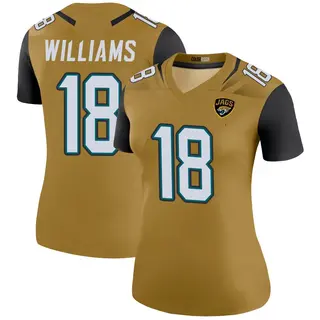 Jacksonville Jaguars Women's CJ Williams Legend Color Rush Bold Jersey - Gold