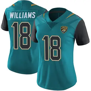 Jacksonville Jaguars Women's CJ Williams Limited Vapor Untouchable Team Color Jersey - Teal
