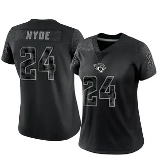 Jacksonville Jaguars Women's Carlos Hyde Limited Reflective Jersey - Black