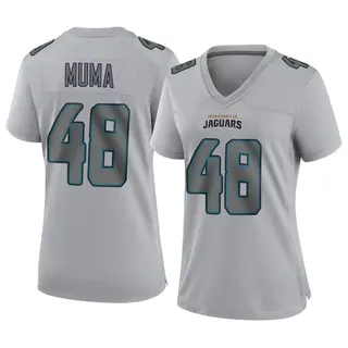 Jacksonville Jaguars Women's Chad Muma Game Atmosphere Fashion Jersey - Gray