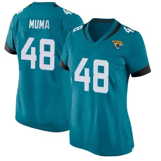 Jacksonville Jaguars Women's Chad Muma Game Jersey - Teal