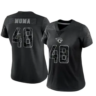 Jacksonville Jaguars Women's Chad Muma Limited Reflective Jersey - Black