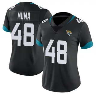 Jacksonville Jaguars Women's Chad Muma Limited Vapor Untouchable Jersey - Black