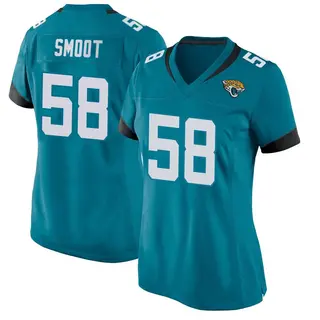 Jacksonville Jaguars Women's Dawuane Smoot Game Jersey - Teal