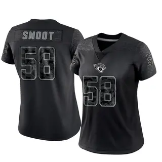 Jacksonville Jaguars Women's Dawuane Smoot Limited Reflective Jersey - Black