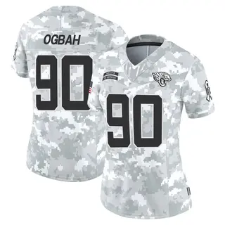 Jacksonville Jaguars Women's Emmanuel Ogbah Limited 2024 Salute to Service Jersey - Arctic Camo