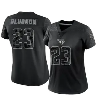 Jacksonville Jaguars Women's Foyesade Oluokun Limited Reflective Jersey - Black