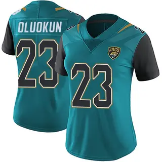 Jacksonville Jaguars Women's Foyesade Oluokun Limited Vapor Untouchable Team Color Jersey - Teal
