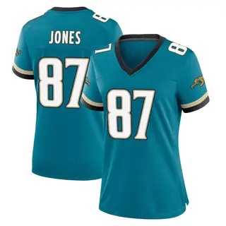 Jacksonville Jaguars Women's J.J. Jones Game Prowler Throwback Jersey - Teal