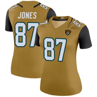 Jacksonville Jaguars Women's J.J. Jones Legend Color Rush Bold Jersey - Gold