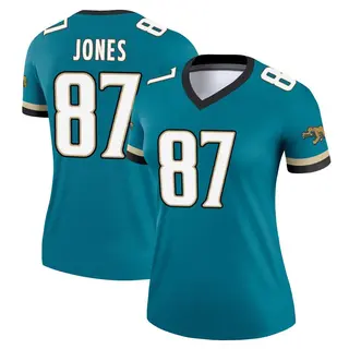 Jacksonville Jaguars Women's J.J. Jones Legend Prowler Throwback Jersey - Teal