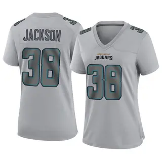 Jacksonville Jaguars Women's Ja'Quinden Jackson Game Atmosphere Fashion Jersey - Gray
