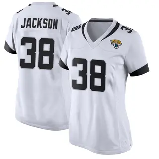 Jacksonville Jaguars Women's Ja'Quinden Jackson Game Jersey - White